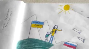 Батько дівчини, яка намалювала антивоєнний малюнок, заарештований у бігах у Мінську