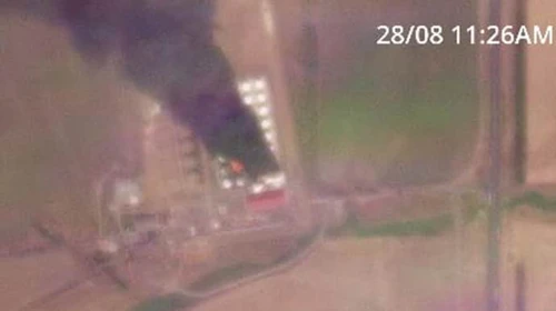 Oil depot in Russia's Rostov Oblast still ablaze after drone attack – video