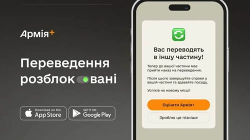 Понад 600 військовослужбовців захотіли змінити місце служби через "Армія+"