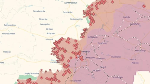 Розвідка Естонії: Впродовж тижня росіяни загарбали 150 квадратних кілометрів Донеччини