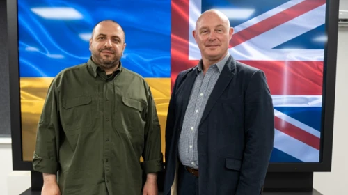 Ukraine's Defence Minister meets UK Defence Staff official to discuss destruction of targets in Russian rear – photo