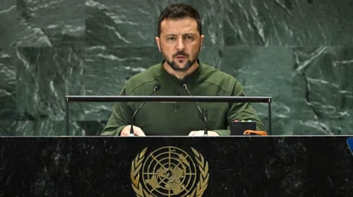 Zelenskyy outlines Ukraine's vision of "real peace" to UN General Assembly