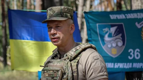 Zelenskyy promotes Ukraine's Commander-in-Chief Syrskyi to the rank of general