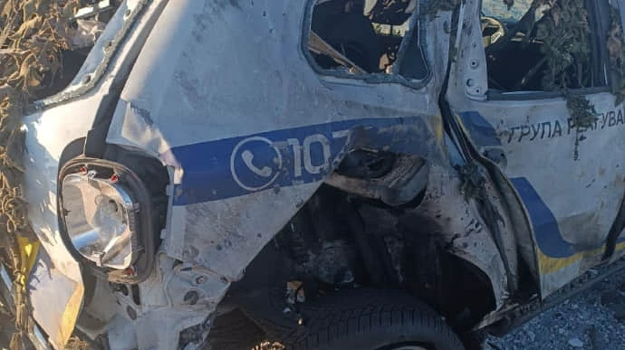 Ukrainian police officer killed in Russian drone attack on police car in Kupiansk, Kharkiv Oblast