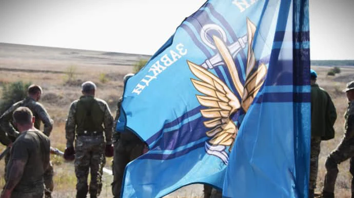 Ukrainian marines repel assault by elite Russian airborne unit in Kursk Oblast – video