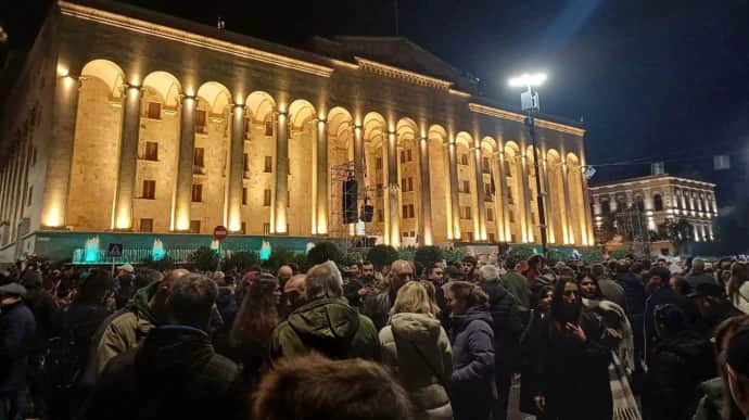 Thousands protest in Tbilisi over controversial parliamentary election – videos